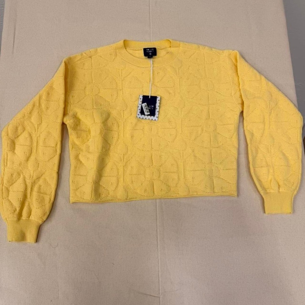knit cropped sweater 💛